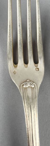 Partie de ménagère en argent 950 millièmes,...
