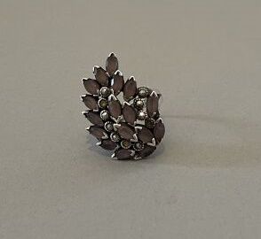 Collier de boules d'améthystes, quartz rose...