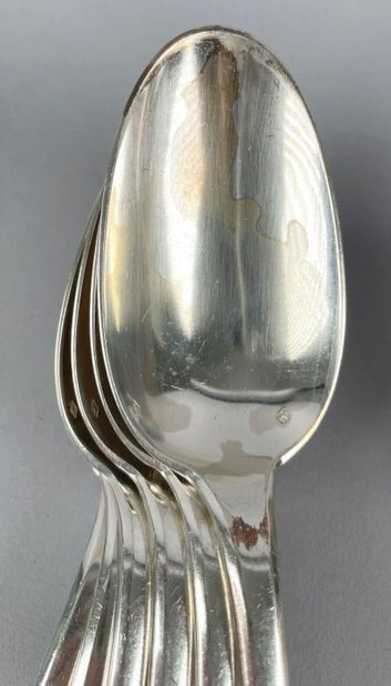 Partie de ménagère en argent 950 millièmes,...