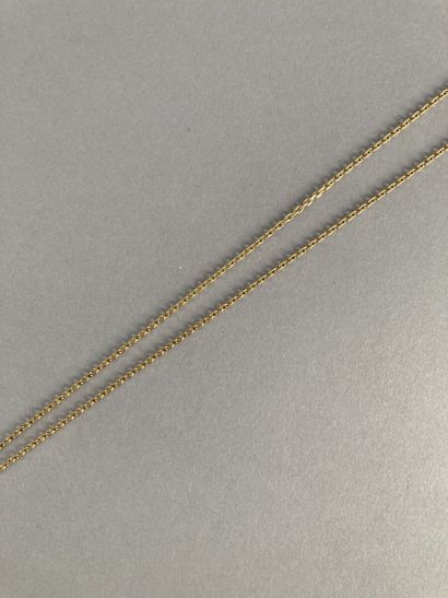 Collier articulé en or jaune 750 millièmes,...