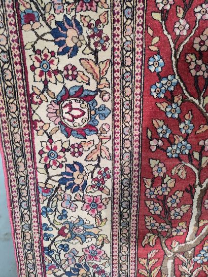 Tapis Teheran (chaîne et trame en coton,...