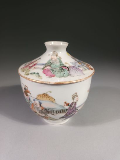 CHINE, Époque XIANFENG (1851-1861)
Bol couvert...