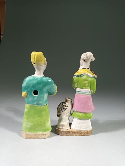 CHINE, Époque JIAQING (1796-1820)
Deux groupes...