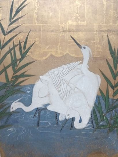 JAPON, Époque EDO (1603-1868)
Feuille de...