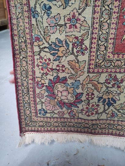 Tapis Teheran (chaîne et trame en coton,...