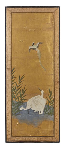 JAPON, Époque EDO (1603-1868)
Feuille de...