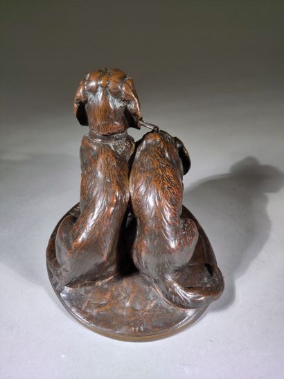 Emmanuel FREMIET (1824-1910)
Basset hounds...