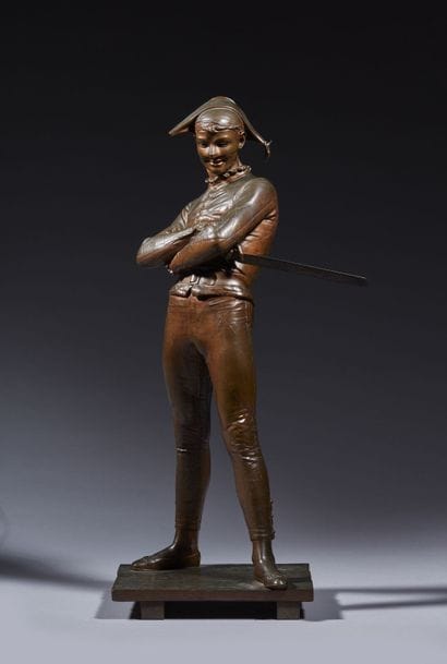 Charles-Réné de SAINT-MARCEAUX (1845-1915)
Harlequin
Bronze...