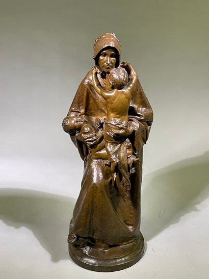 José Joaquim TEXEIRA LOPES (1837-1918)
Maternity
Bronze...
