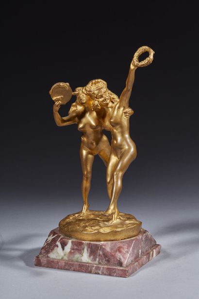 Théodore RIVIÈRE (1857-1912)
The dancers
Gilded...