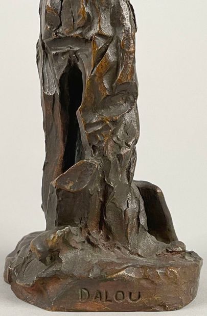 Aimé-Jules DALOU (1838-1902)
Homme appuyé...