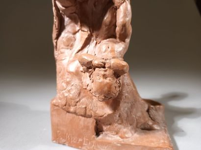 Raymonde MARTIN (1887-1977)
Baby's toilet
Patinated...