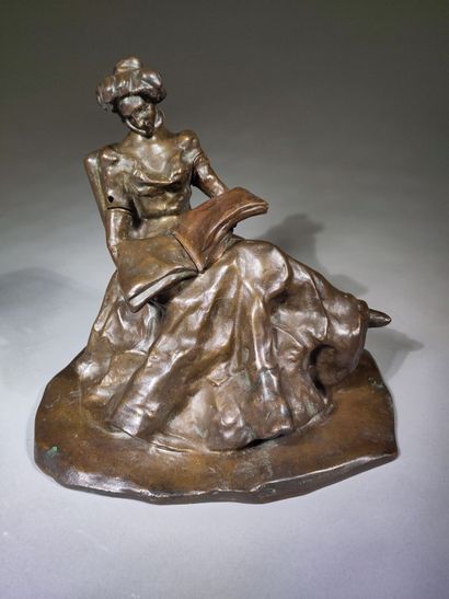 Louis DEJEAN (1872-1953)
The reader
Bronze...