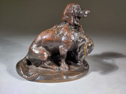 Emmanuel FREMIET (1824-1910)
Basset hounds...