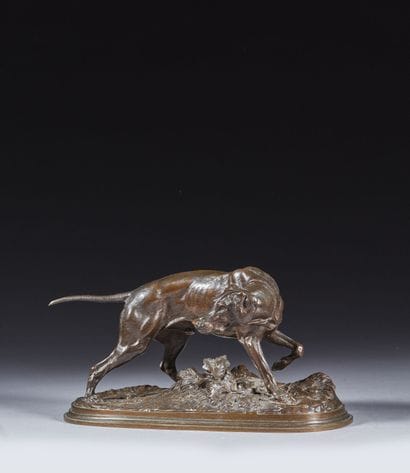 Pierre-Jules MÊNE (1810-1879)
Braque dog...