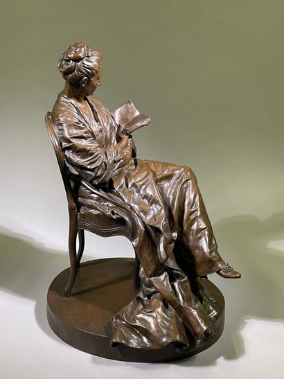 Jules DALOU (1838-1902)
The reading lamp
Created...
