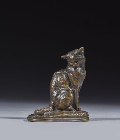 Emmanuel FREMIET (1824-1910)
Chat assis
Modèle...