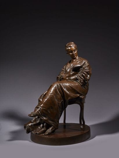 Jules DALOU (1838-1902)
The reading lamp
Created...
