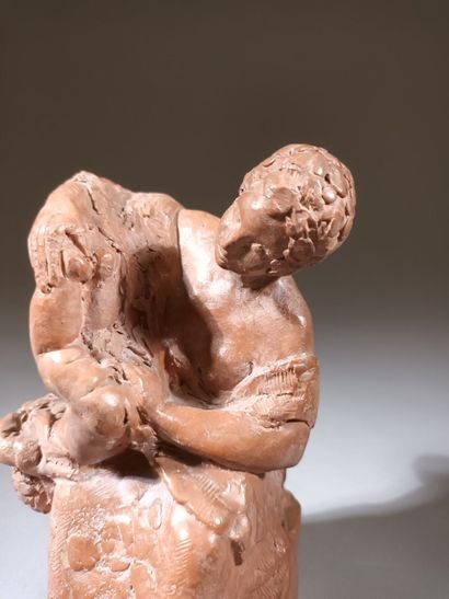 Raymonde MARTIN (1887-1977)
Baby's toilet
Patinated...