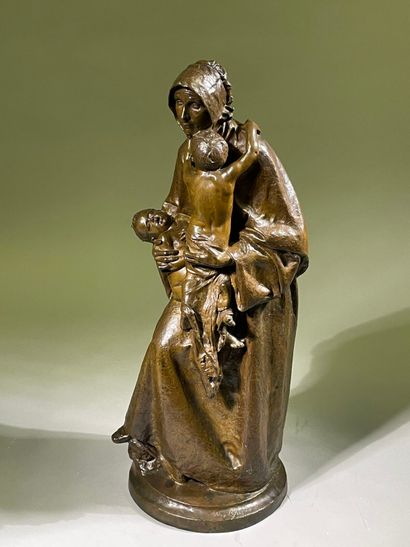 José Joaquim TEXEIRA LOPES (1837-1918)
Maternity
Bronze...