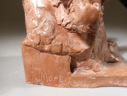 Raymonde MARTIN (1887-1977)
Baby's toilet
Patinated...