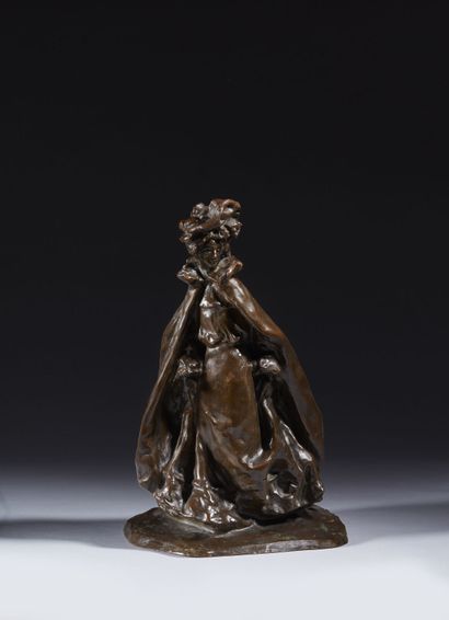 Louis DEJEAN (1872-1953) 
La Parisienne
Bronze...