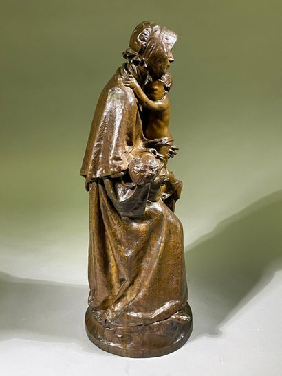 José Joaquim TEXEIRA LOPES (1837-1918)
Maternity
Bronze...