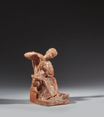 Raymonde MARTIN (1887-1977)
Baby's toilet
Patinated...