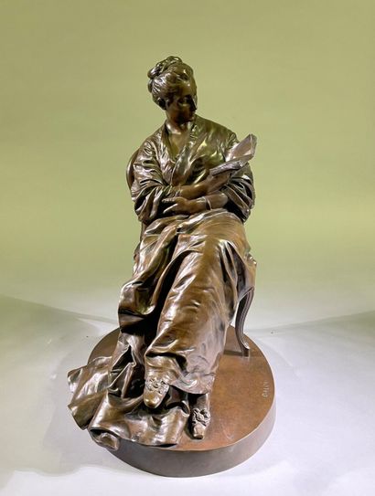 Jules DALOU (1838-1902)
The reading lamp
Created...