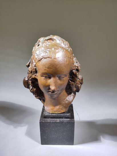 Jean OSOUF (1898-1996)
Coralie mask
Bronze...
