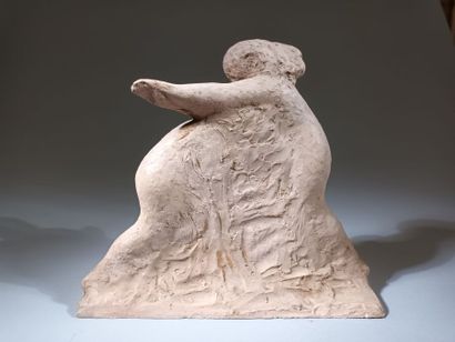Joaquim CLARET (1879-1964) 
Two nymphs with...