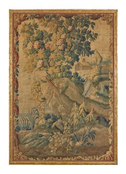 Greenery with birds and rock
Royal Aubusson...