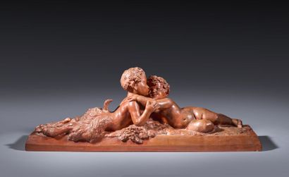 Giuseppe D'ASTE (1881-1945).
Deux Amours.
Terre...