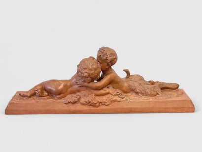 Giuseppe D'ASTE (1881-1945).
Deux Amours.
Terre...