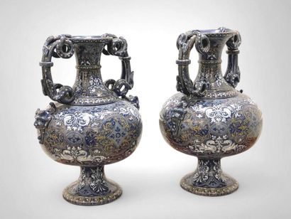 Josaphat TORTAT (1843-1915) - BLOIS.
Paire...