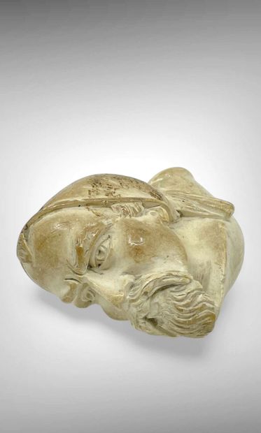 Fourneau de pipe figurant un visage d'homme....