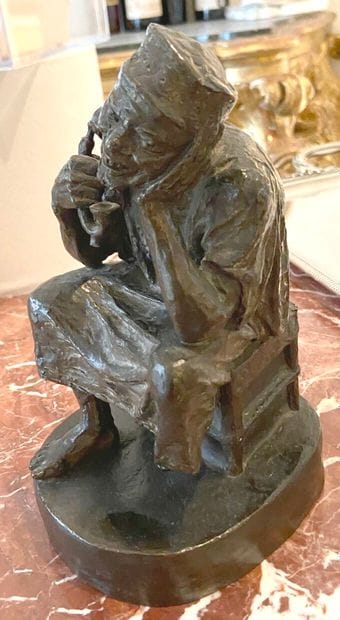 École italienne moderne 
Le téléphone 
Bronze...