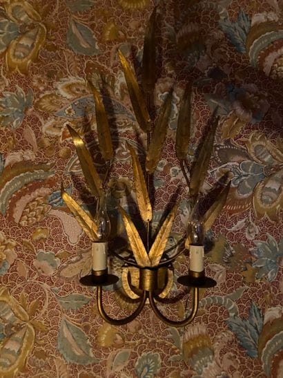 Dans le goût de BAGUÈS
Grande applique en...
