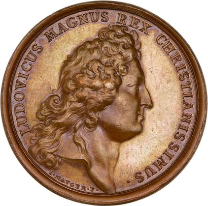 Reunion of seven medals including: 
1681...