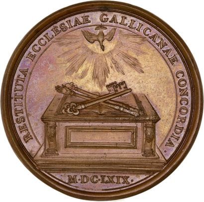 Reunion of seven medals including: 
1669...