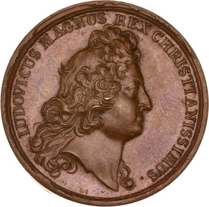 Reunion of seven medals including : 
1688...