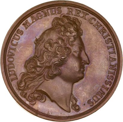 Reunion of eight medals including: 
1677...