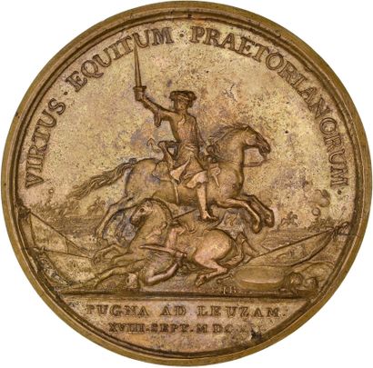 Reunion of eight medals including: 
1691...
