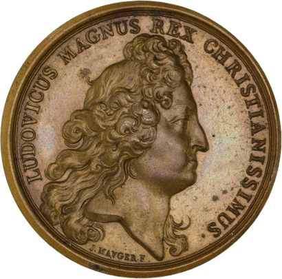 Reunion of seven medals including: 
1696...