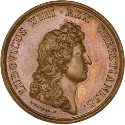 Reunion of eight medals including: 
1662...