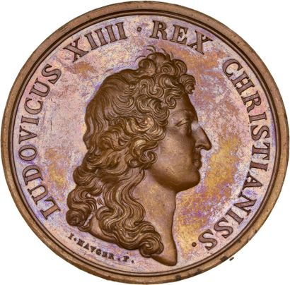Reunion of seven medals including: 
1668...