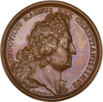 Reunion of seven medals including : 
1692...
