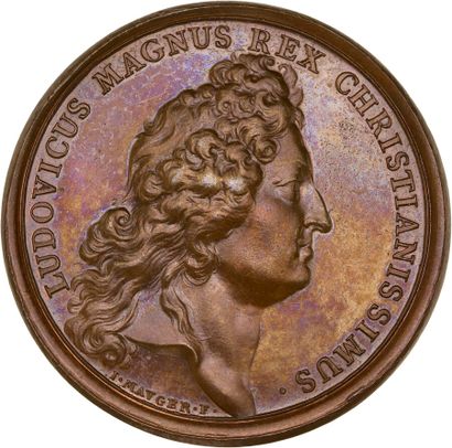 Reunion of seven medals including: 
1681...