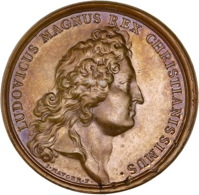 Reunion of seven medals including: 
1685...