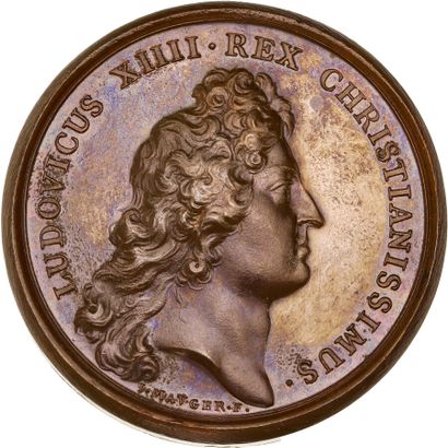 Reunion of eight medals including: 
1667...